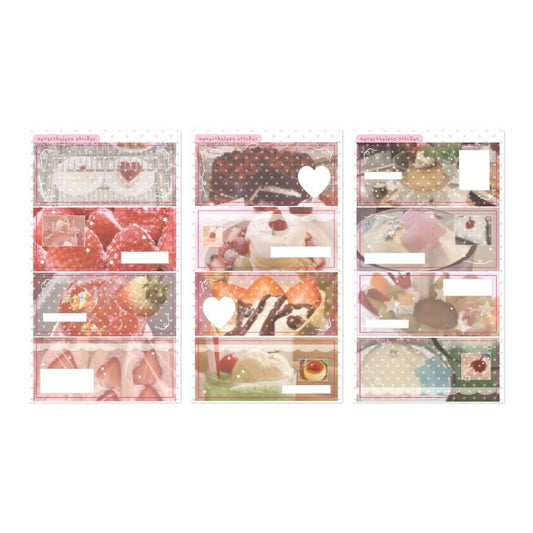 Nevertheless - weekly dessert memo sheet sticker