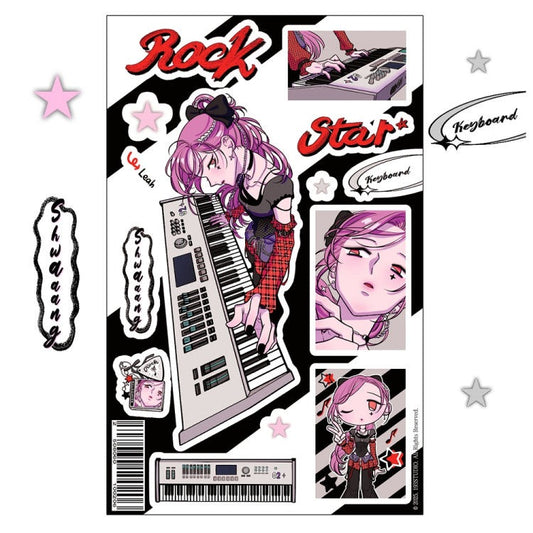 193 studio - rockstar lea sticker sheet