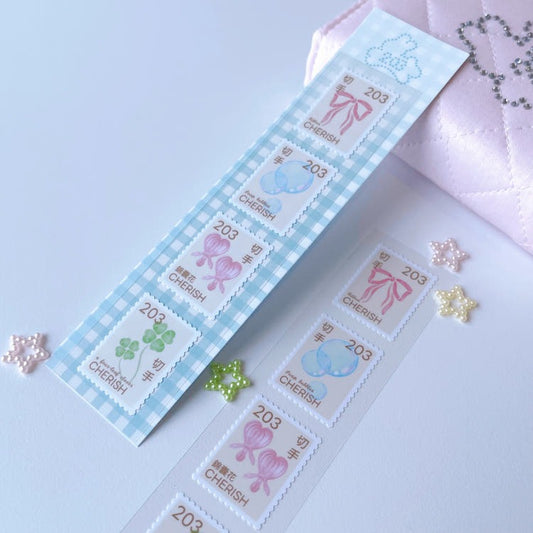 cherish 203 - summer stamp sticker