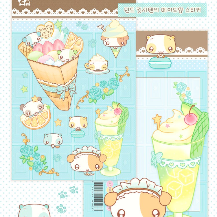 Creamy Milky - Mint Sticker