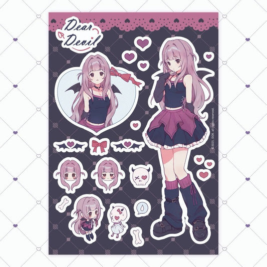 DOR - dear devil sheet sticker