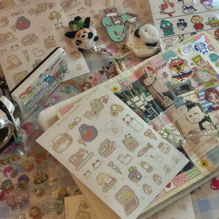 munyu - cuteness in my room sticker sheet