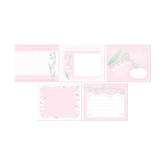 Nevertheless - flower pink memo sheet sticker