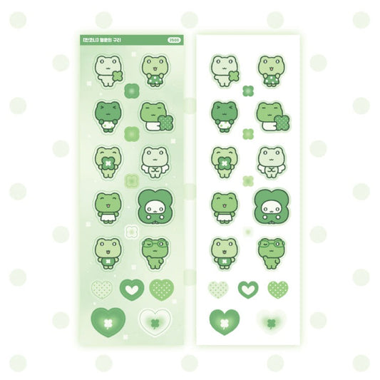 manconiz - lucky frog sticker