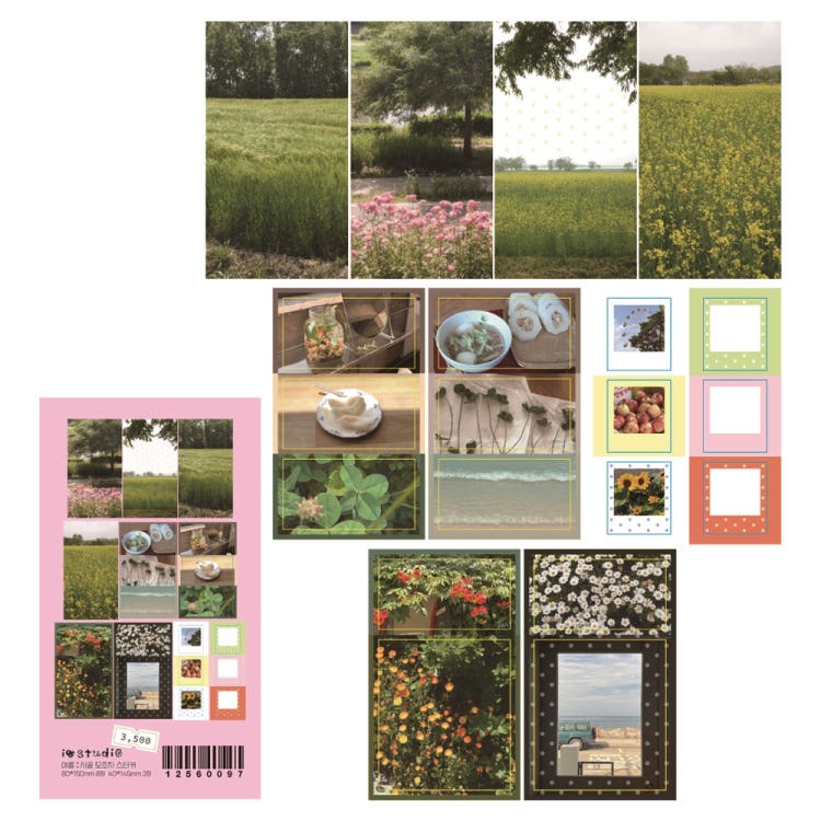 iostudio - summer countryside memo sheet Sticker