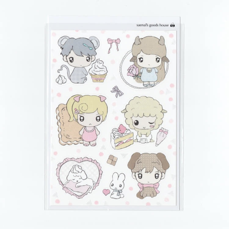 saenal - lovely sticker sheet