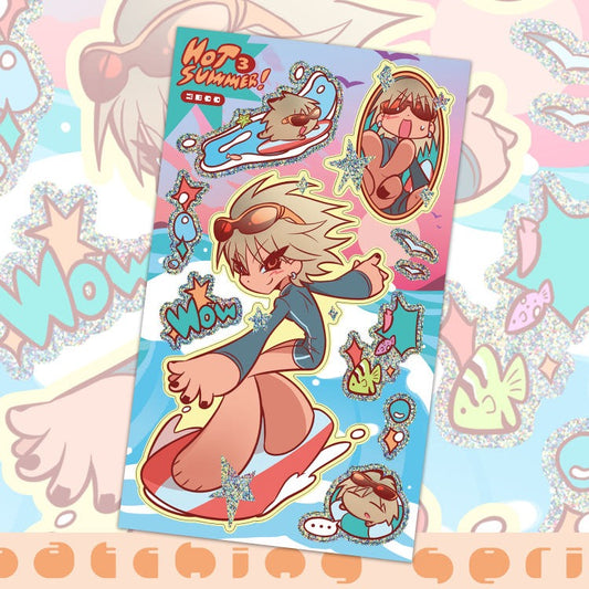 alien storm - hot summer usena sheet sticker