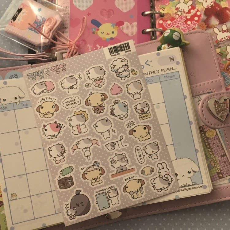 munyu - daily life sheet sticker