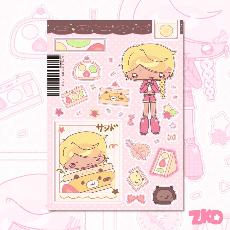 ZKD - choco gyaru sticker