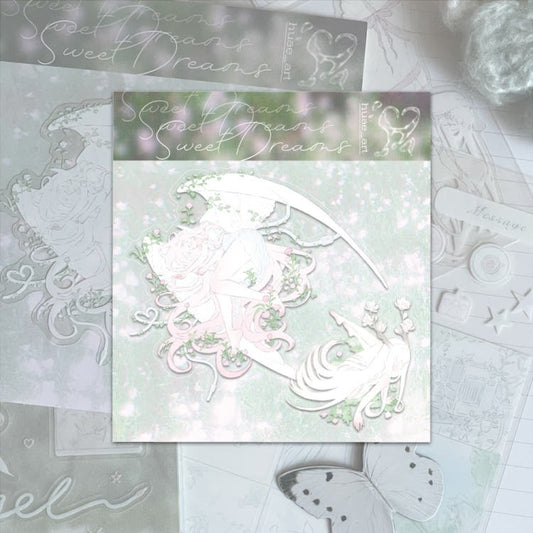 huae - forest fairy die cut sticker sheet