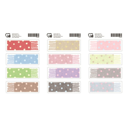 iostudio - scarf memo sheet sticker dot