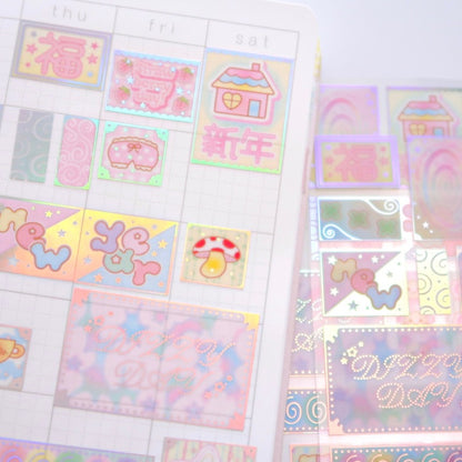 ♡ Pearly Button - Label Sticker