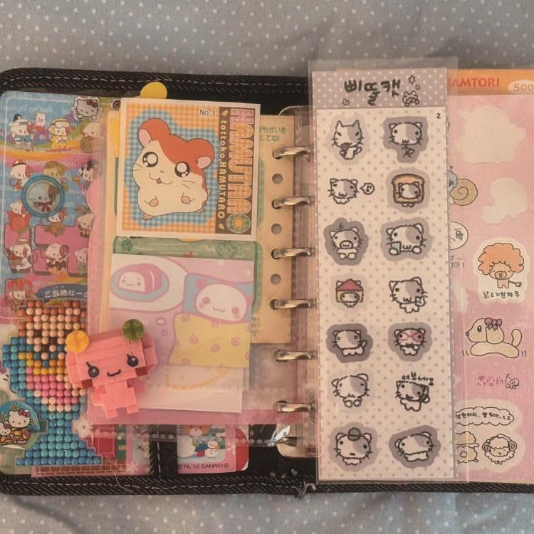 munyu - crooked cat 2 sticker sheet