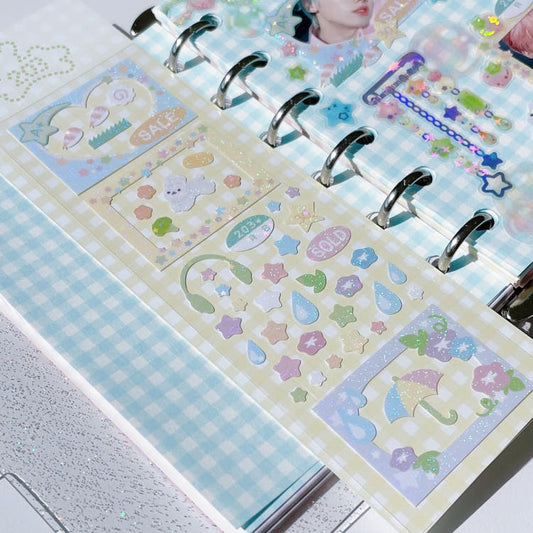cherish 203 - star frame sticker