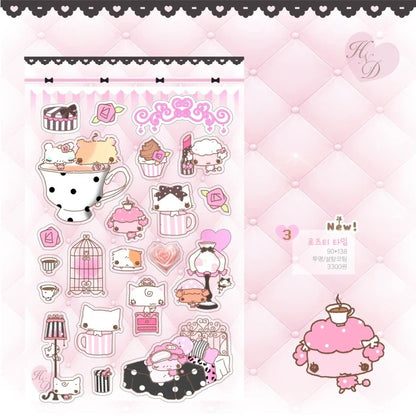 Happy nyang day - Rose tea time sticker