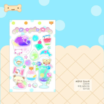 Happy nyang day - Summer bingsu sticker
