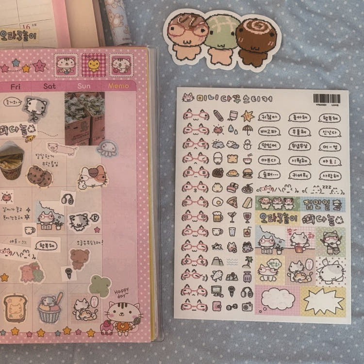 munyu - mini deco day sheet sticker