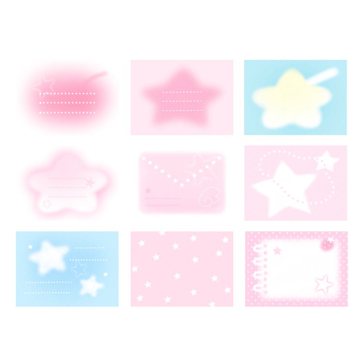 roundoeuf - starstarstar memo sheet pack