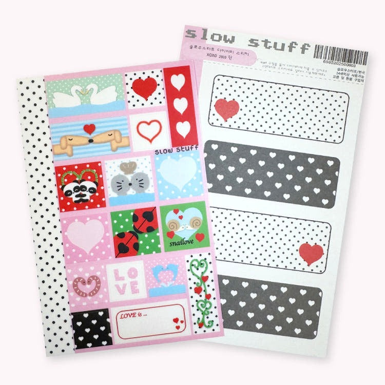 slow stuff - xoxo sticker
