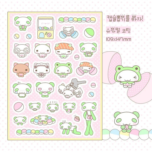 wanso club - Let's play capsule pulling! sticker