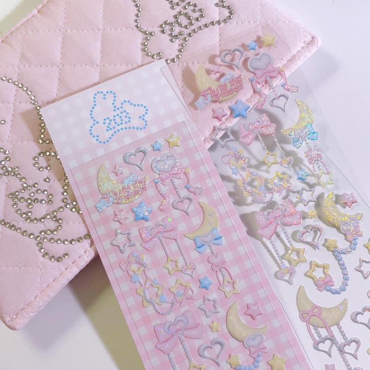 cherish 203 - fly to the moon sticker
