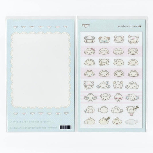 saenal - dumpling sticker sheet