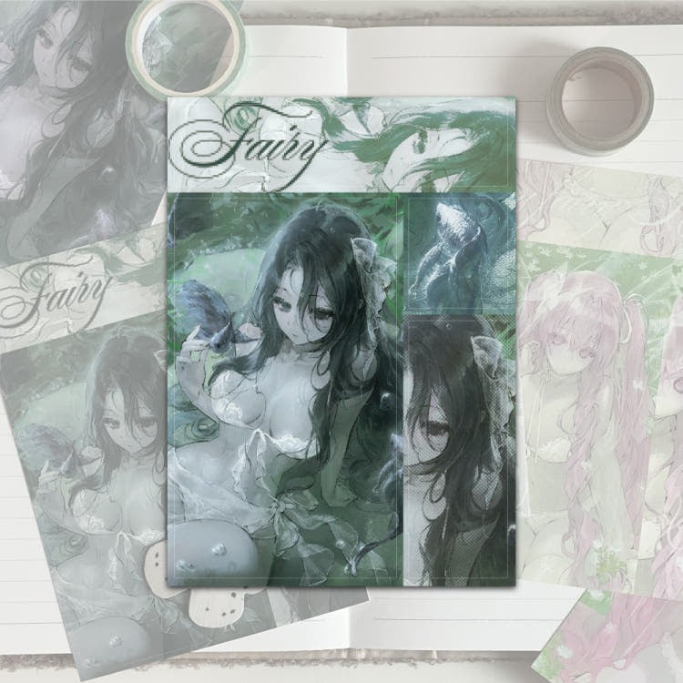 huae - small fairy beta sticker sheet