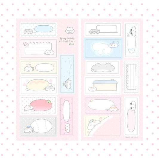 roundoeuf - ham label sticker pack