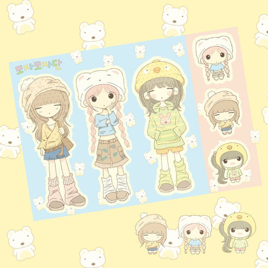 dori - hathat crew sticker sheet
