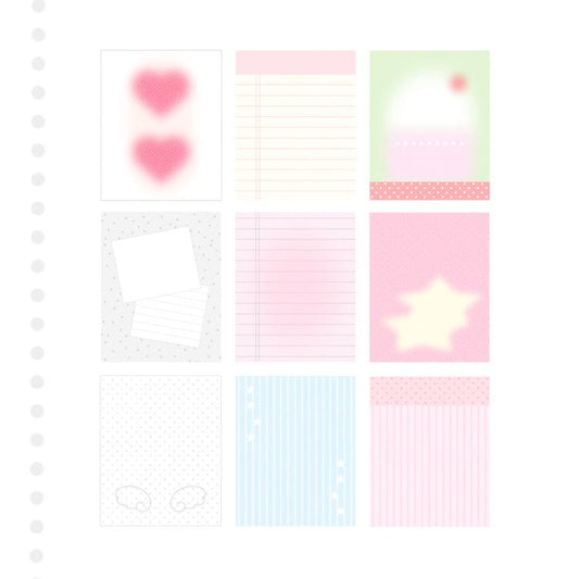 roundoeuf - background memo sheet pack