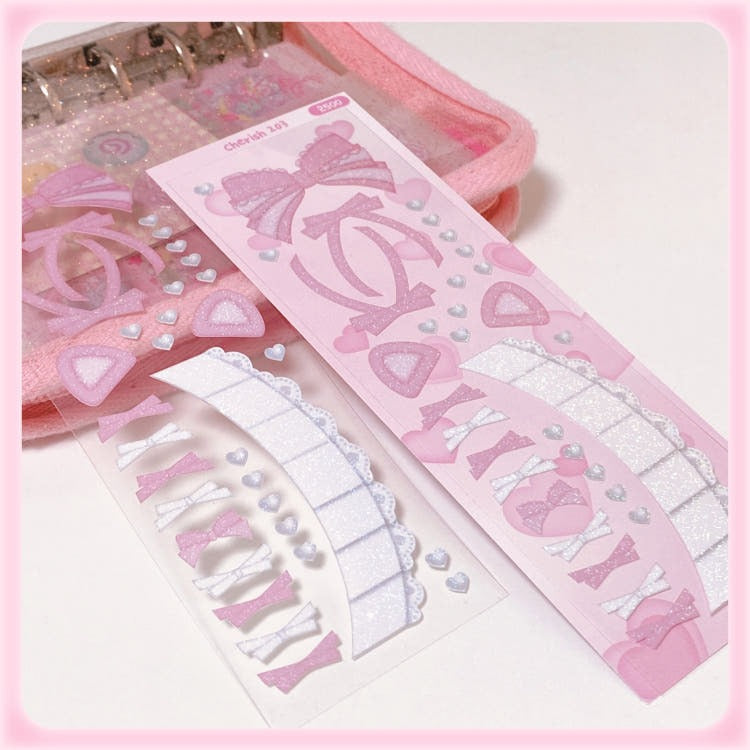 cherish 203 - deco lace sticker