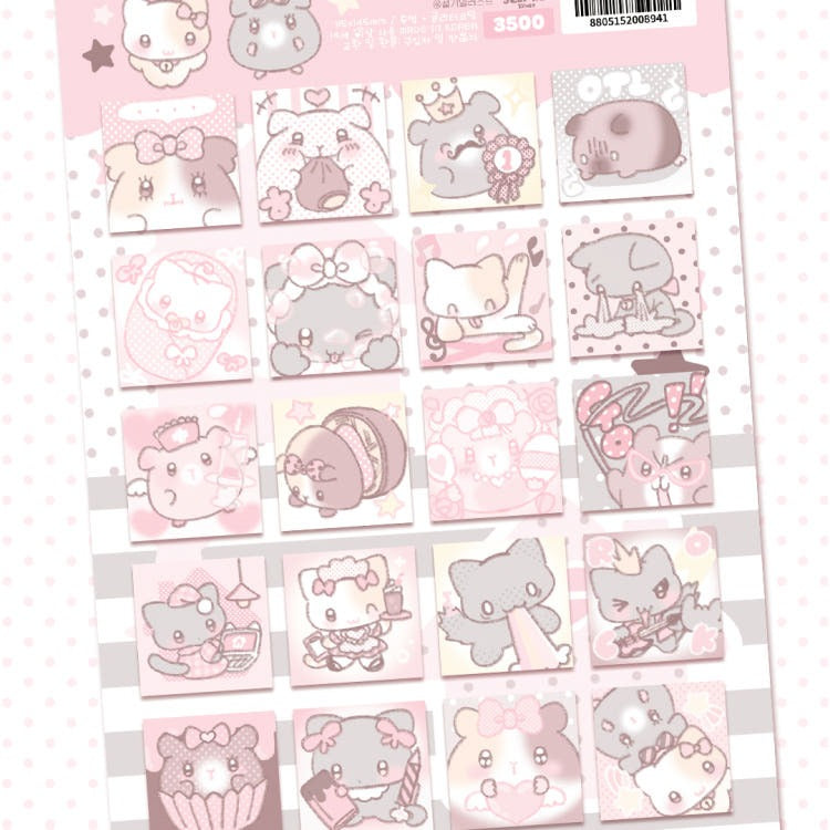 Seolkee Illust - square guinea sticker