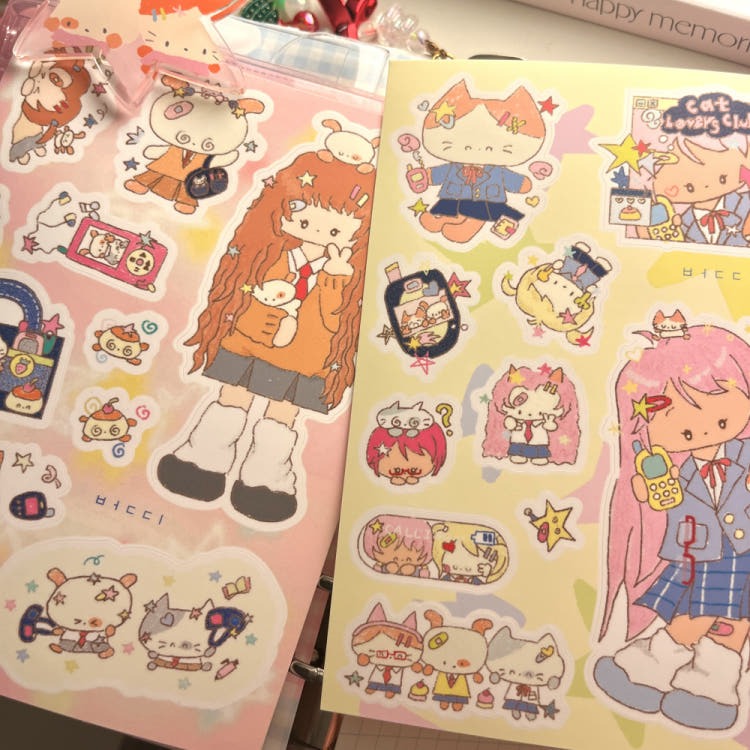 Berddi - School Girls Seal Sticker