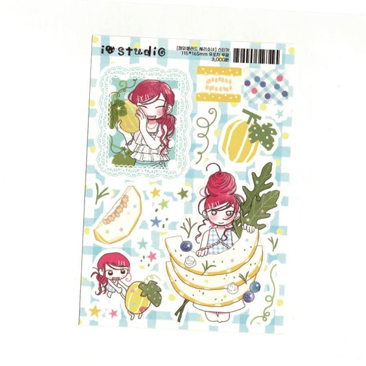 iostudio - melon Sticker