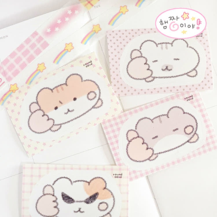 roundoeuf - ham is the best memo sheet pack