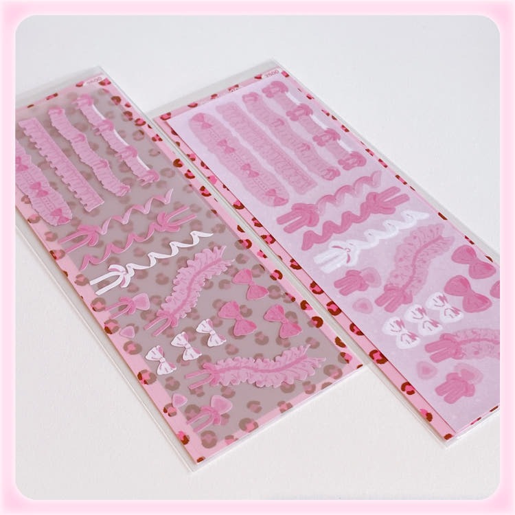 cherish 203 - puff lace sticker