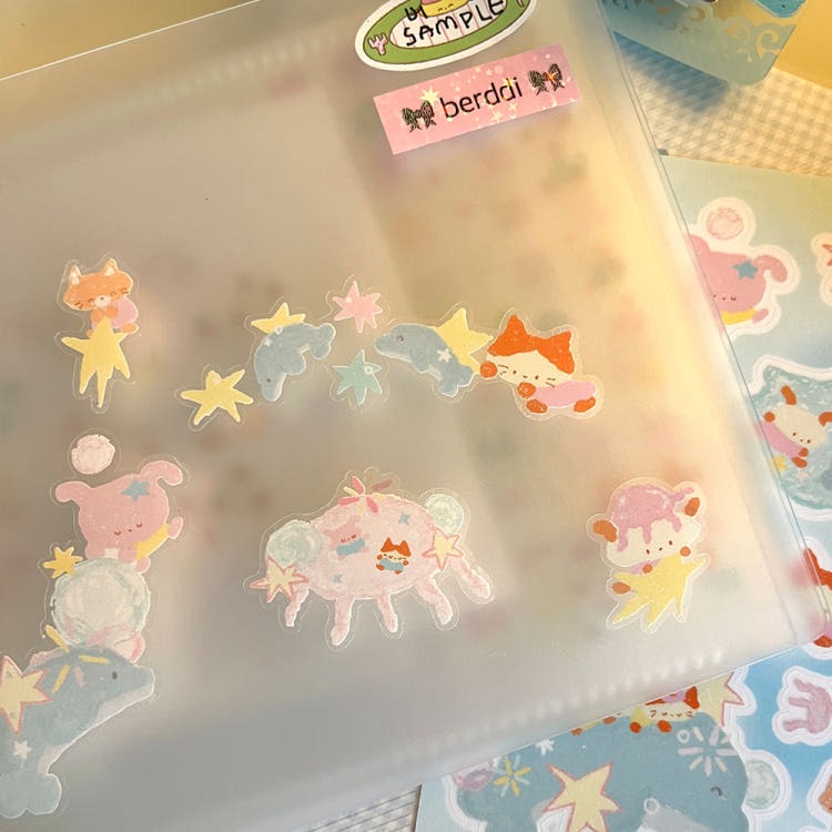 Berddi - Transparent Sticker