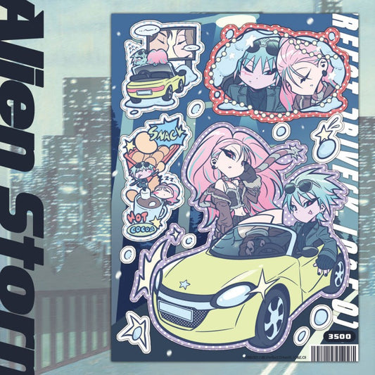 alien storm - perfect drive sheet sticker