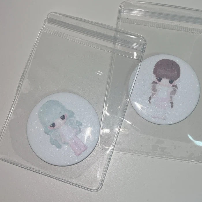 Coral Tree - Fairy pin button