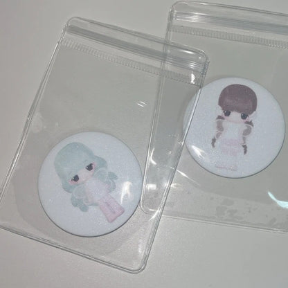 Coral Tree - Fairy pin button