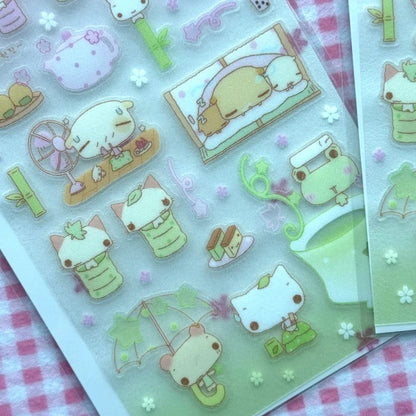 Happy nyang day - Summer tea sticker