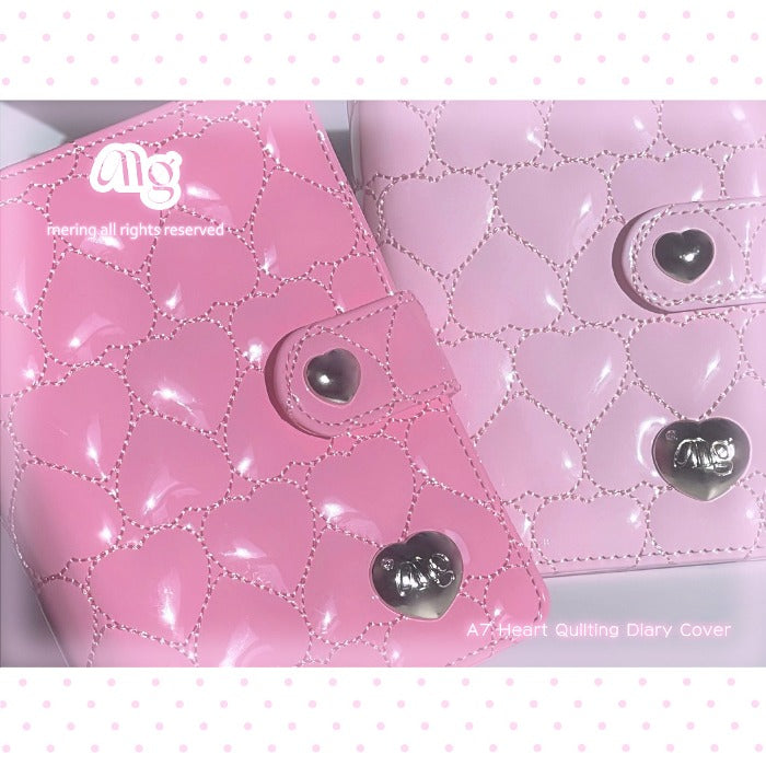 Mering - A7 heart quilting binder