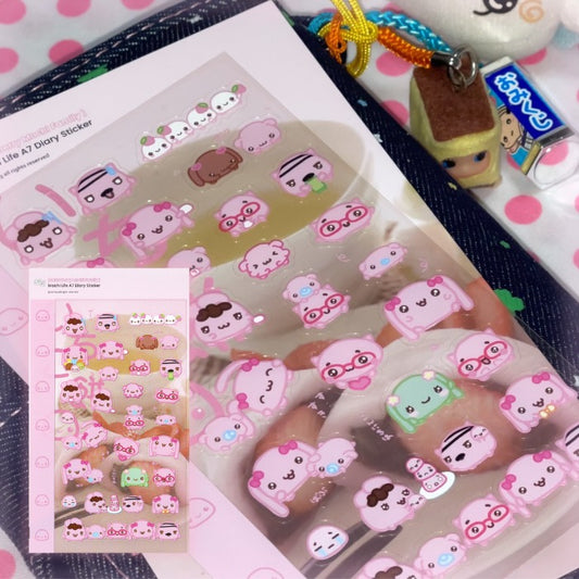 Mering - Mochi's Daily A7 Diary Sticker
