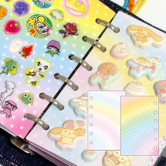 Mering - A7 Prism Rainbow Release Paper Refill (10 sheets)