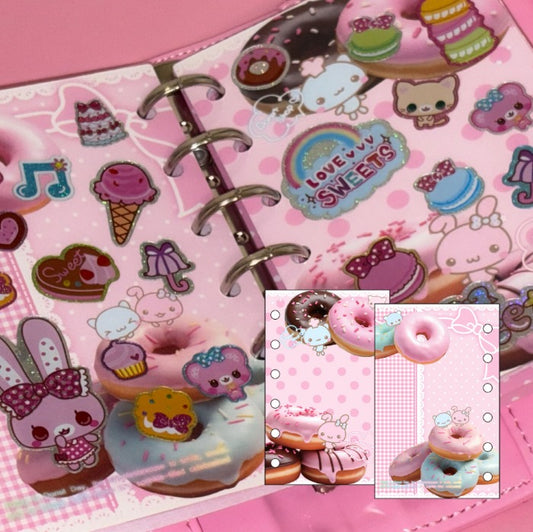 Mering - A7 Donut Day Sticker Release Paper Refill (10 sheets)