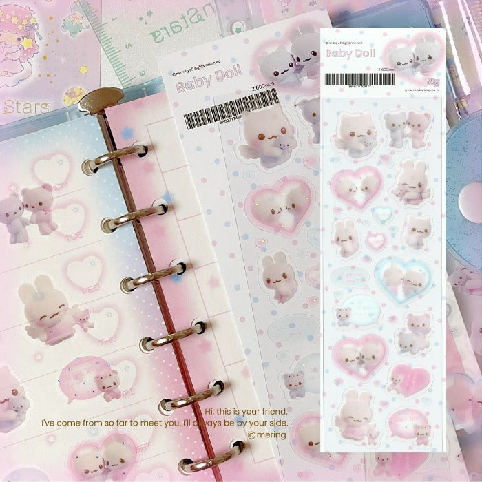 Mering - baby doll sticker