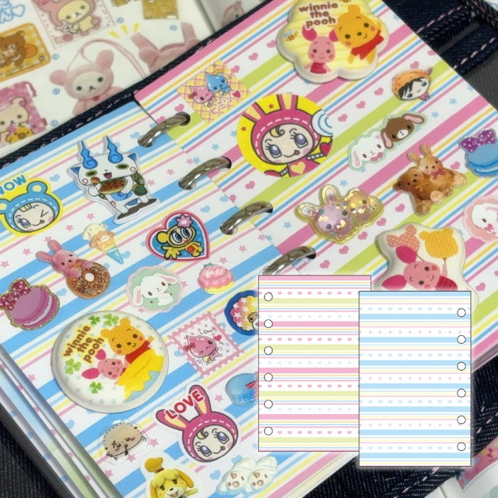 Mering - A7 Pop'n Stripe Release Paper Refill (10 sheets)