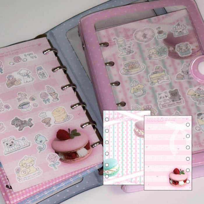 Mering - A7 Whipping Macaron Sticker Release Paper Refill (10 sheets)