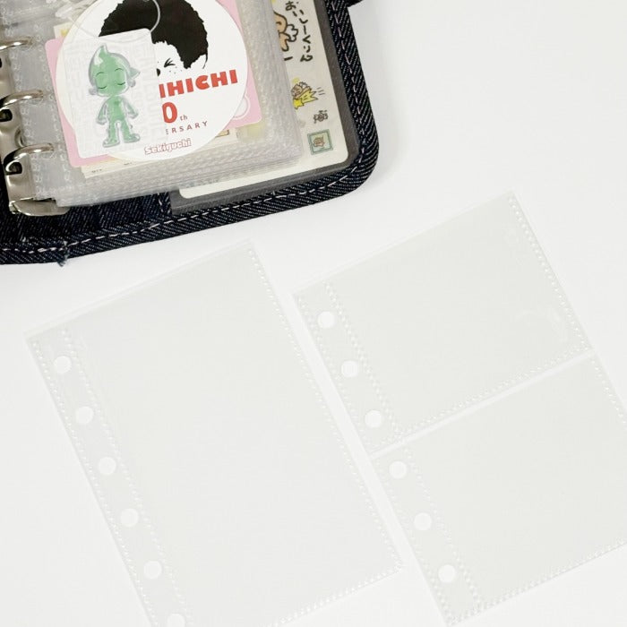 Mering - A7 transparent storage refill double-sided inner paper (2 types)