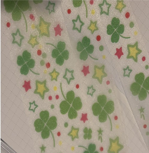 ♡ Hoonzzi - Clover Kiss Cut Masking Tape